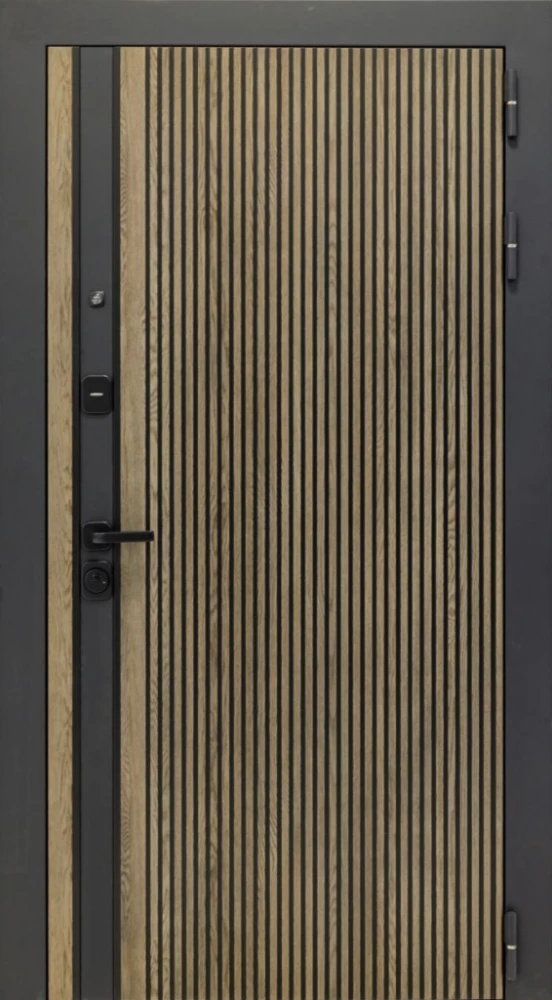 Входная дверь ДвериПРО Rosna ФЛ-185 (10мм, ПВХ ясень белый) DPRO201175 внешняя сторона