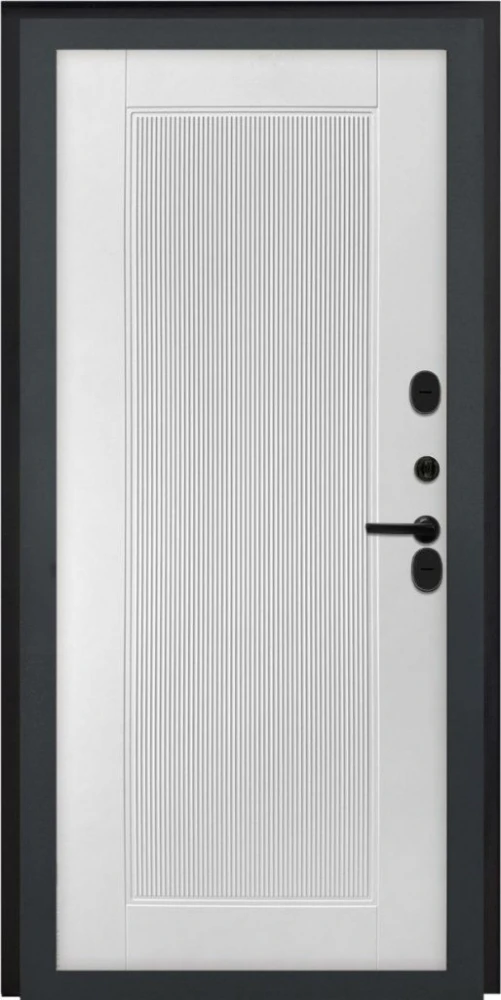 Входная дверь ДвериПРО Д-68 ПВХ 10мм Астрод веллуто бьянко DPRO228231 внутренняя сторона