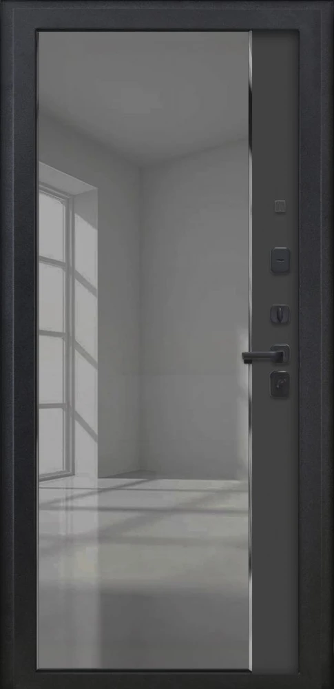 Входная дверь ДвериПРО Берген ФЛЗ-618 Черный кварц DPRO227984 внутренняя сторона