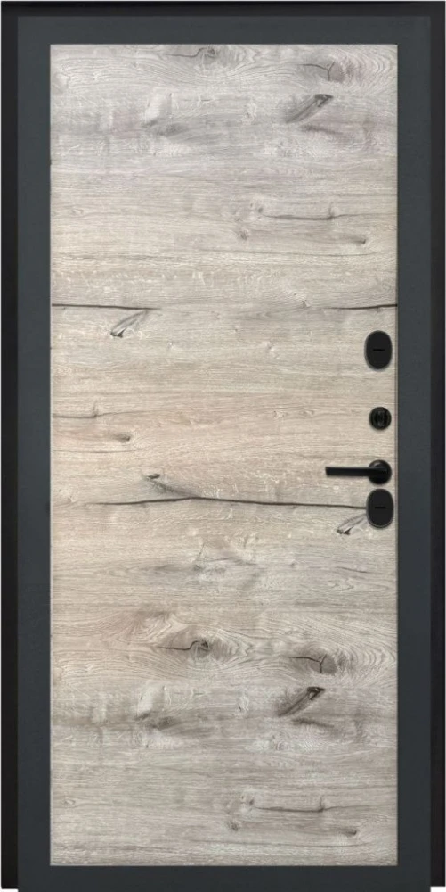 Входная дверь ДвериПРО L Термо Без фрезеровки Дуб пацифик горизонт DPRO200456 внутренняя сторона