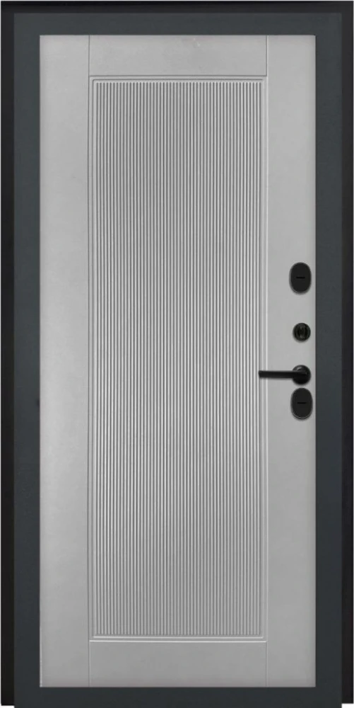 Входная дверь ДвериПРО Модель L-46 ПВХ 10мм Астрод Velutto Grigio DPRO221184 внутренняя сторона