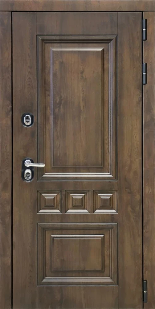 Входная дверь ДвериПРО Аура ПВХ 10мм Астрод Velutto Grigio DPRO204614 внешняя сторона