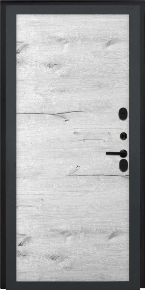 Входная дверь ДвериПРО L-3b Без фрезеровки Дуб арктик горизонт DPRO221121 внутренняя сторона